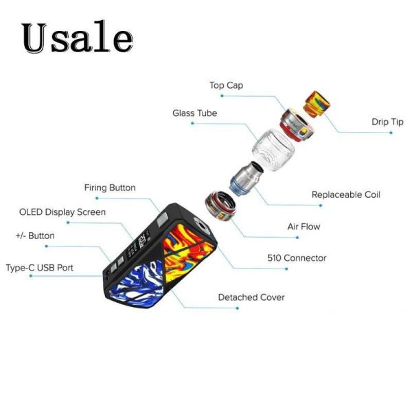 KIT MAXUS 200W TANK M PRO 2 5ML - FREEMAX - Imagem 8