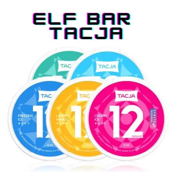POUCHES NICOTINE TACJA ELFBAR – 20 SACHÊS