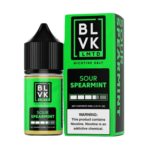 LÍQUIDO NICSALT SOUR SPEARMINT - BLVK LMNTD
