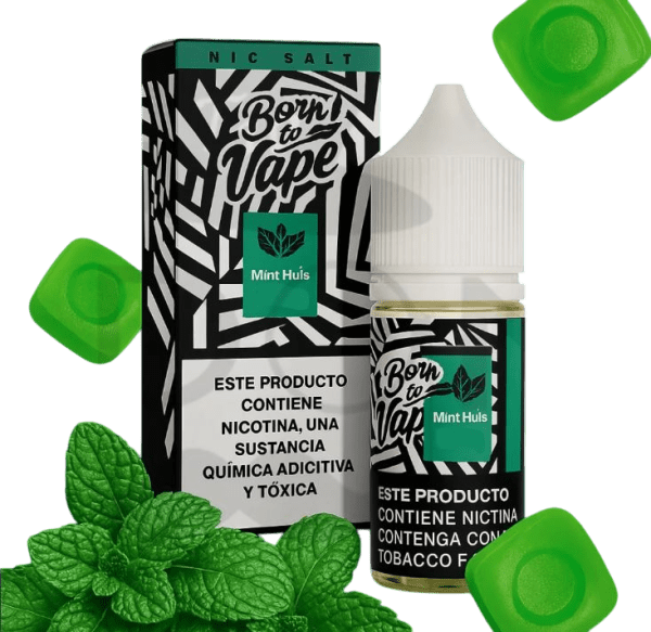 LÍQUIDO MINT HULS - NICSALT - BORN TO VAPE