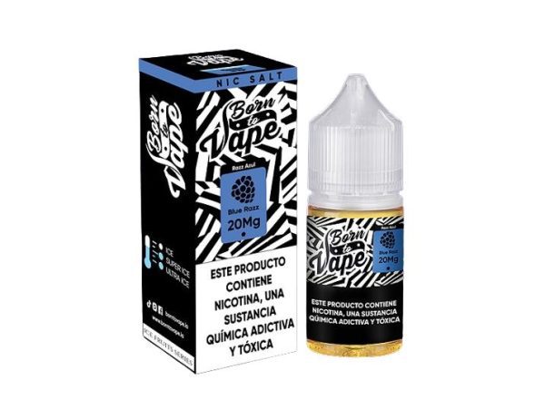 LÍQUIDO BLUE RAZZ - NICSALT - BORN TO VAPE