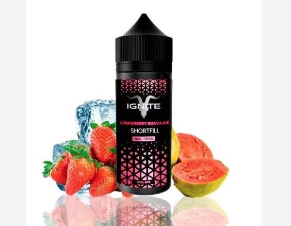 LÍQUIDO STRAWBERRY GUAVA ICE - IGNITE