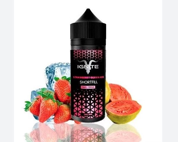 LÍQUIDO STRAWBERRY GUAVA ICE - IGNITE