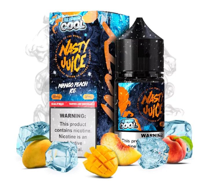LÍQUIDO MANGO PEACH ICE - NICSALT - NASTY SUPER COOL