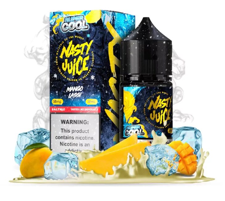 LÍQUIDO MANGO LASSI - NICSALT - NASTY SUPER COOL