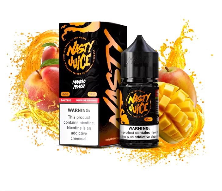 LÍQUIDO MANGO PEACH - NICSALT - NASTY SMOOTH