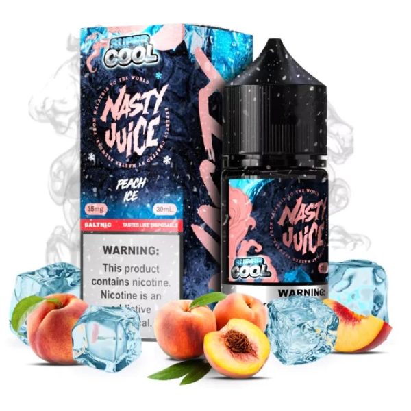 LÍQUIDO PEACH ICE - NICSALT - NASTY SUPER COOL