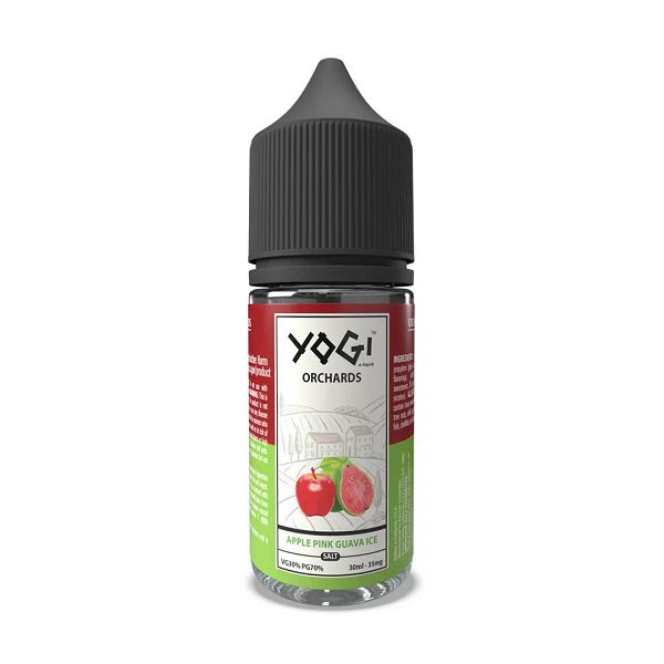 LÍQUIDO APPLE PINK GUAVA ICE - ORCHARDS - NICSALT - YOGI