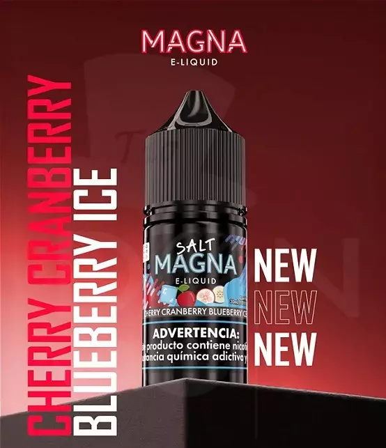 LÍQUIDO NICSALT CHERRY CRANBERRY BLUEBERRY ICE – MAGNA - Imagem 2