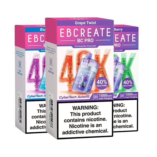 POD DESCARTÁVEL EBCREATE BC 40K PRO 5% – ELFBAR