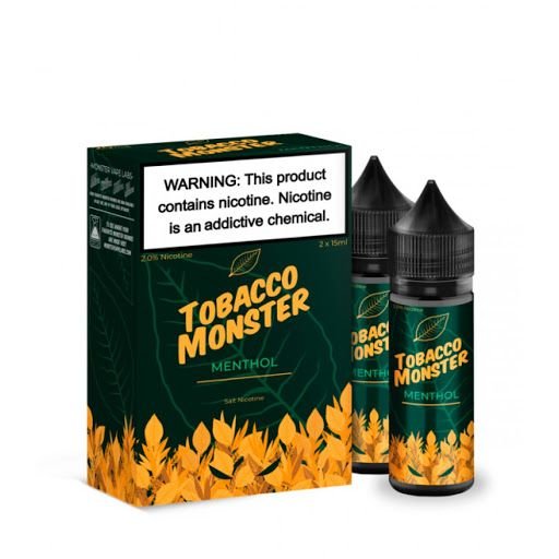 LÍQUIDO MENTHOL SALT NICOTINE - TOBACCO MONSTER.jpg LÍQUIDO MENTHOL SALT NICOTINE - TOBACCO MONSTER