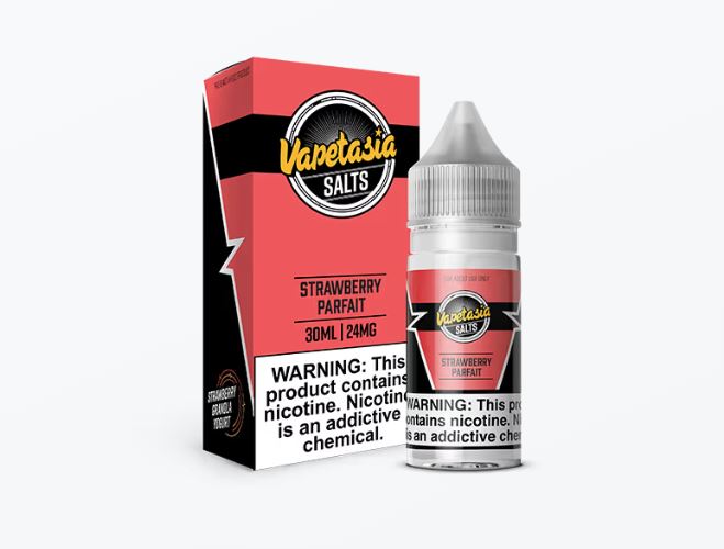 d1844604dbfad87c1a01db0f8bc3af41.jpg LÍQUIDO STRAWBERRY PARFAIT - NICSALT - VAPETASIA