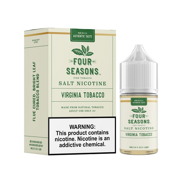 LÍQUIDO VIRGINIA TOBACCO - NICSALT – FOUR SEASONS.jpg LÍQUIDO VIRGINIA TOBACCO - NICSALT – FOUR SEASONS